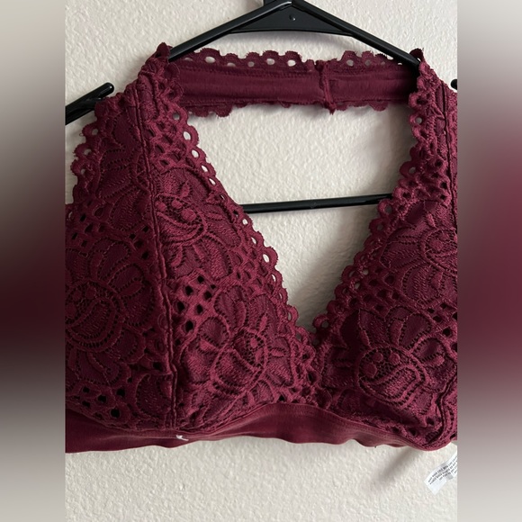 Aeropostale maroon halter bralette - Picture 2 of 5